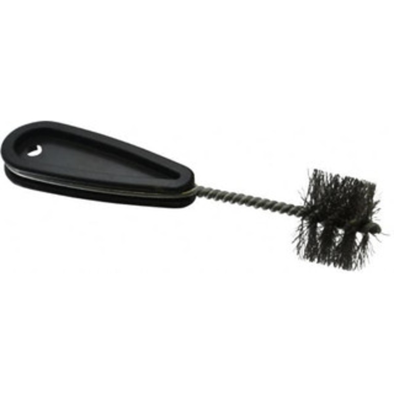 Schaefer Brush 1-7/16 Inch Actual Brush Diameter, 1-1/4 Inch Inside Diameter, Carbon Steel, Plumbing, Hand Fitting and Cleaning Brush Solid Plastic Hand Fitting Handle with Hole 00650-6 – 36911261