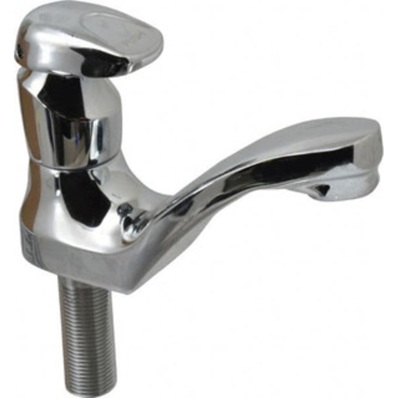 Moen Knob Metering Handle, Round Deck Plate, Single Mount Bathroom Faucet One Handle, No Drain, Standard Spout 8884 – 71212575