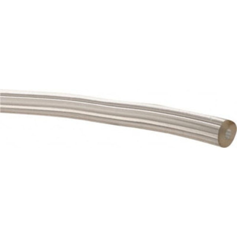 Made in USA 1/16 ID x 3/16 OD, 1/16 Wall Thickness, Cut to Length (50 ft. Standard Length) Plastic Tube Clear, 70 Max psi, 40 Hardness 547335 – 48519029