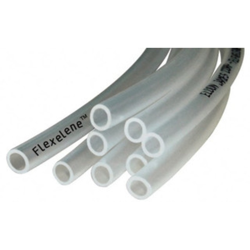 Made in USA 1/8 ID x 1/4 OD, 1/16 Wall Thickness, 100 ft. Long, Polyethylene Tube Transparent Clear, 150 Max psi, 92 Shore A Hardness, -40 to 170F CFX2-4N – 41007543