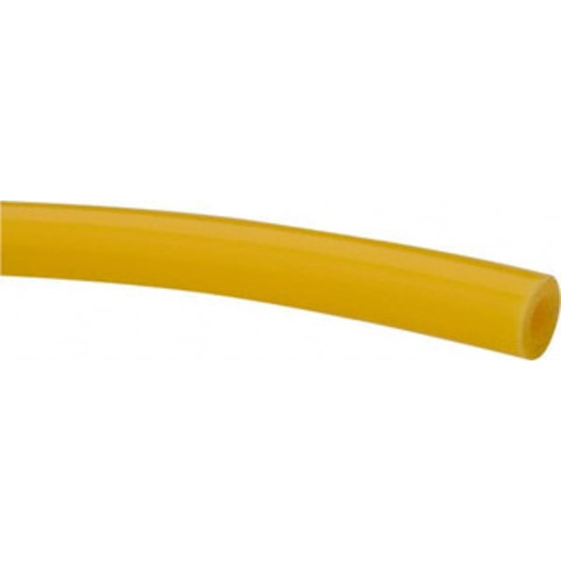 Made in USA 1/8 ID x 1/4 OD, 1/16 Wall Thickness, Cut to Length (100 ft. Standard Length) LLDPE Tube Yellow, 358 Max psi, 44 Shore D Hardness 11053 – 74205303