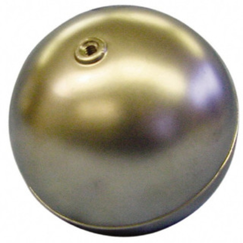 Made in USA 2-3/8 Diam, Spherical, Internal Connection, Metal Float 1/4-20 Thread, Copper, 25 Max psi, 24 Gauge RC2324IC – 07429178