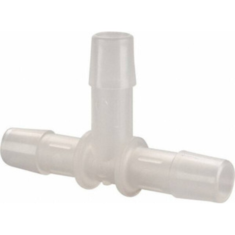 Made in USA 3/8 Barb, Polypropylene Single Barbed Tube Tee Natural (Color) T0-6PP – 48721203