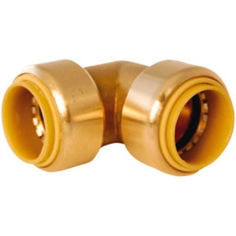 Value Collection 1/2 Tube OD, 5/8 Standard Brass Push-to-Connect Tube Union Elbow Tube to Tube Connection, 200 Max psi, EPDM O-Ring 6631-003 – 70770060
