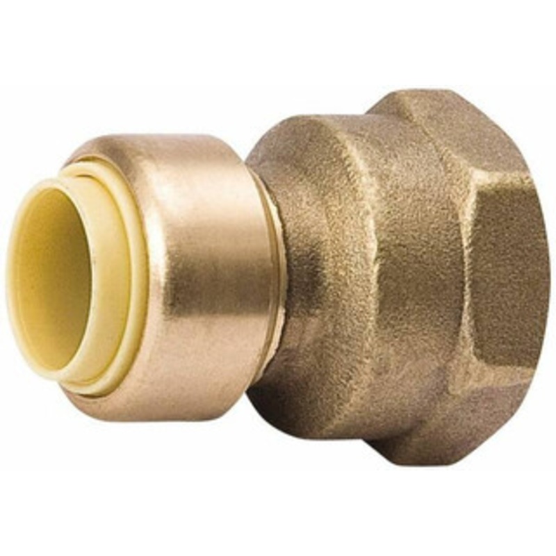 Value Collection 1/2 x 3/4 Tube OD, 7/8 Standard Brass Push-to-Connect Tube Union Tube to Tube Connection, 200 Max psi, EPDM O-Ring 6630-234 – 70769740