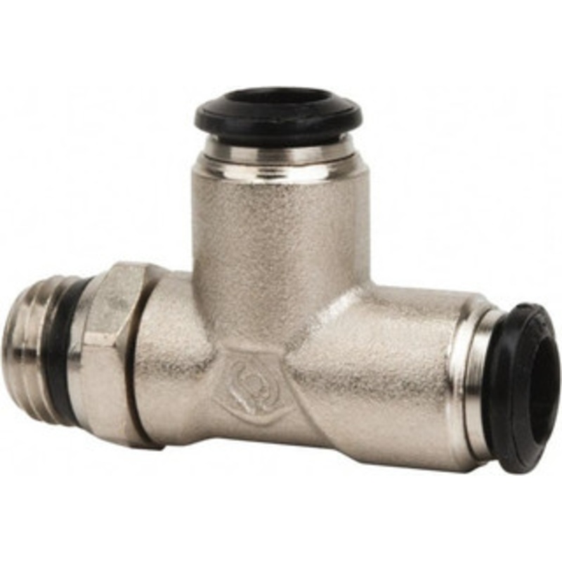 Value Collection 8mm Outside Diam, 1/4 Universal, Nickel Plated Brass Push-to-Connect Tube Male Swivel Run Tee 250 Max psi, Tube to Universal Thread Connection, Buna O-Ring 2556409065PRO – 61761474