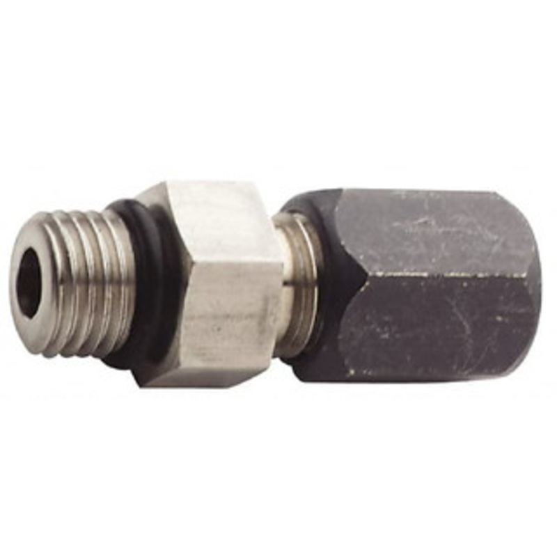 Made in USA 1-1/4 Tube OD x 1-5/8 – 12 UNF Stainless Steel Compression Tube Male Connector Comp x Straight Thread O-Ring Ends, 1-7/8 Hex F-20-GC – 33661331