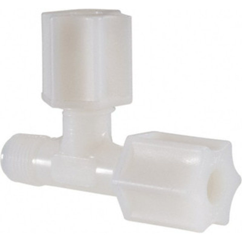 Made in USA 1/4 Tube OD, Nylon Plastic Compression Tube Male Run Tee 1/8 NPT Pipe, 220F Max, Plastic Grip 0633.031 – 32873804