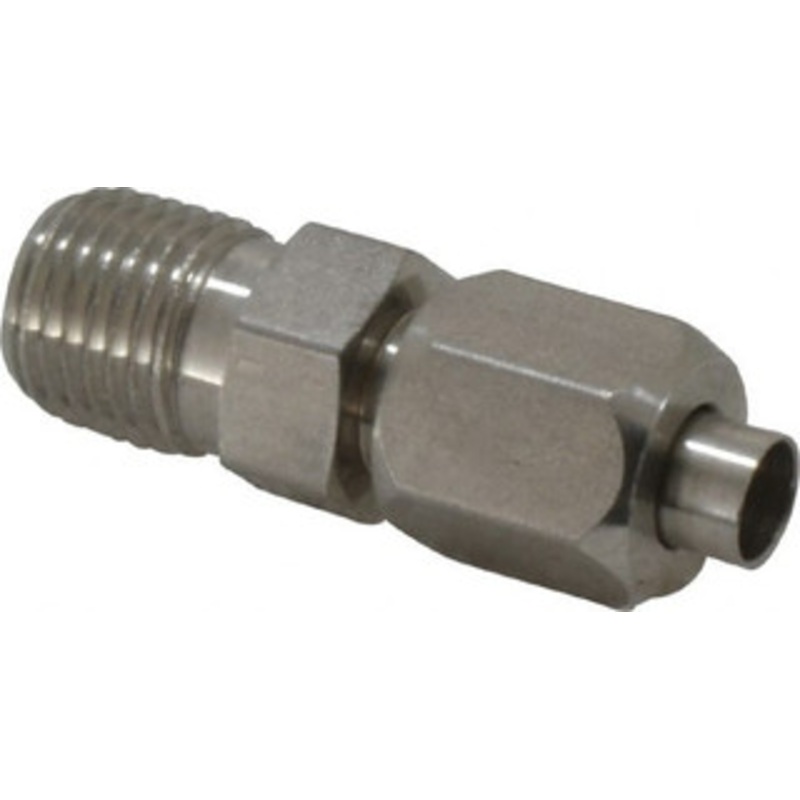 Made in USA 1/4 Tube OD x 1/4-18 NPTF 37 316 Stainless Steel Flared Tube Male Connector Flare x MNPTF Ends TX-4-4-C-A – 76041813