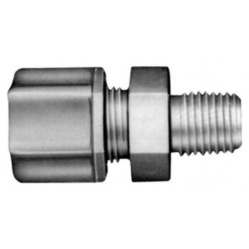 Made in USA 5/16 Tube OD, Acetal/Celcon Plastic Compression Tube Male Connector 1/4 NPT Pipe, 220F Max, Plastic Grip 0601.043 – 32875940