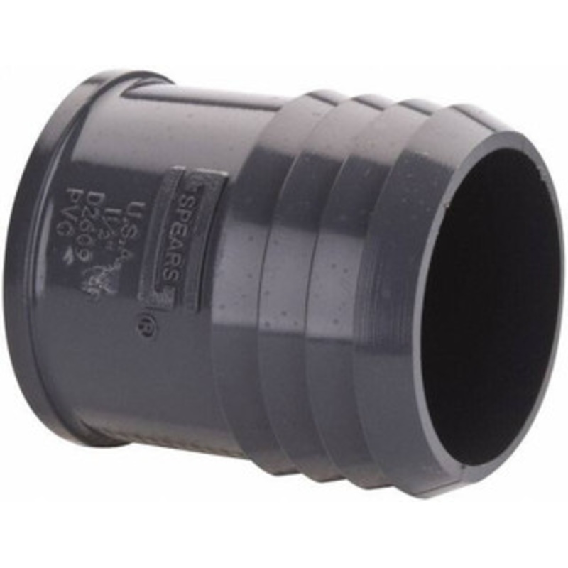 Value Collection 1-1/2 Barb, Multiple Barbed Tube Plug PVC, Male 1449-015 – 37004371