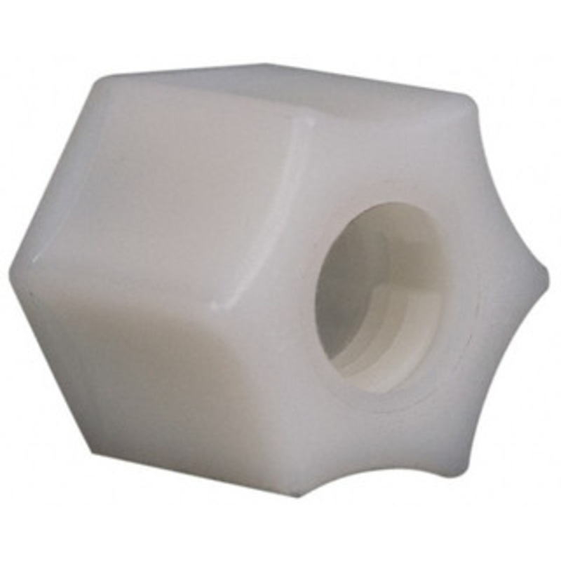 Made in USA 3/8 Tube OD, Nylon Plastic Compression Tube Compression Nut 200F Max, Plastic Grip N-PG-6 – 32874307