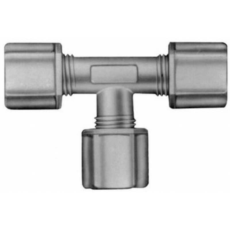 Made in USA 5/16 Tube OD, Acetal/Celcon Plastic Compression Tube Union Tee 220F Max, Plastic Grip 0626.044 – 32877169