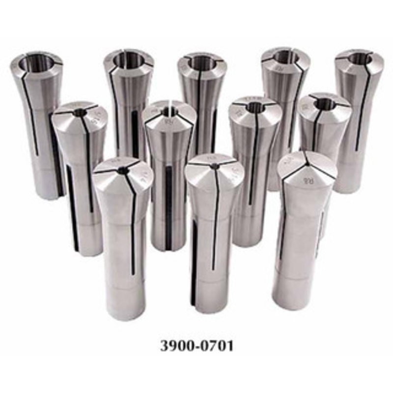 Precise 13 Piece R8 Premium Round Collet Set (1/8-7/8 by 16ths) – 3900-0701