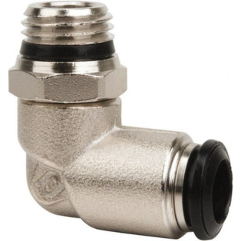 Value Collection 4mm Outside Diam, M5 Metric, Nickel Plated Brass Push-to-Connect Tube Male Swivel Elbow 250 Max psi, Tube to Metric Thread Connection, Buna O-Ring 2555604565PRO – 61761789