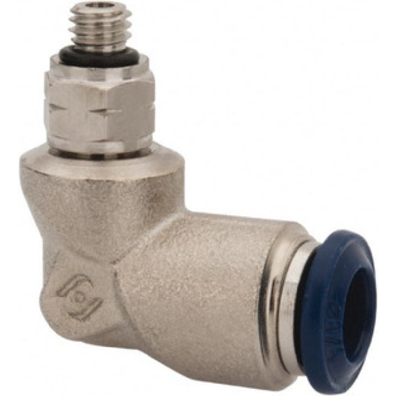 Value Collection 5/32 Outside Diam, 10-32 Universal, Nickel Plated Brass Push-to-Connect Tube Male Swivel Elbow 250 Max psi, Tube to Universal Thread Connection, Buna O-Ring 2555653065PRO – 81079907