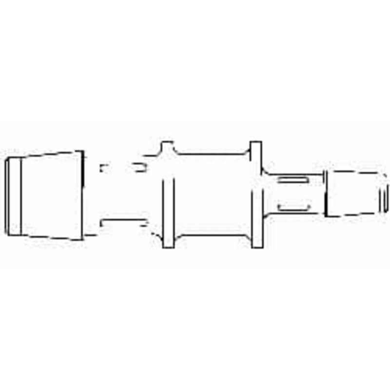 Made in USA Polypropylene Single Barbed Tube Reducer Natural (Color) C6-5PP – 48719686