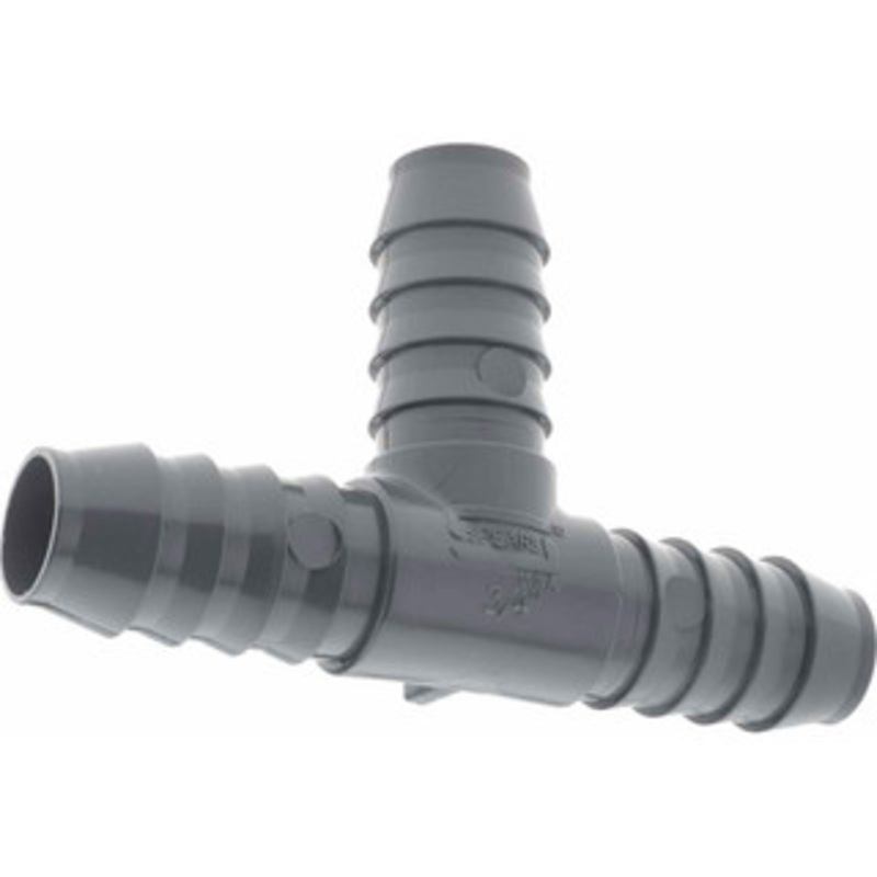 Value Collection 3/4 Barb, Multiple Barbed Tube Insert Tee PVC, Male 1401-007 – 37003845