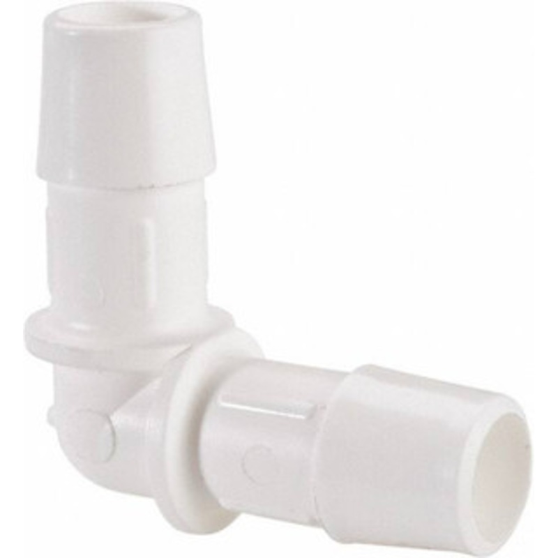 Made in USA 1/2 Barb, Polypropylene Single Barbed Tube Elbow White L0-8WP – 48724884