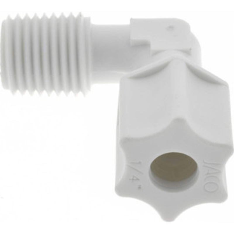 Made in USA 1/4 Tube OD, Polypropylene Plastic Compression Tube Male Elbow 1/4 NPT Pipe, 215F Max, Plastic Grip 0635.033 – 32874828