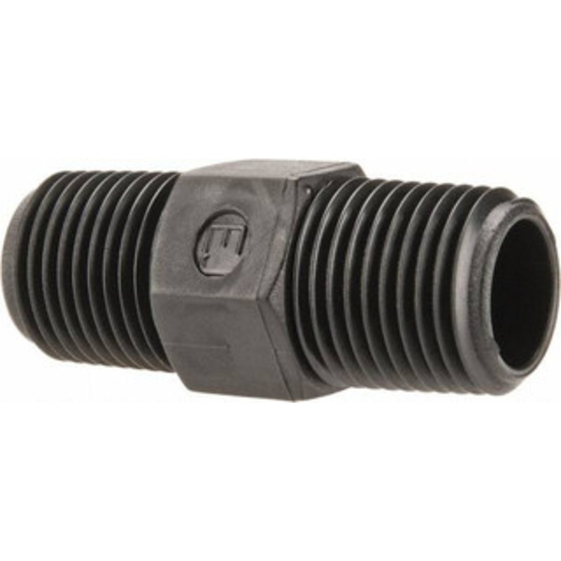 Made in USA 1/8 NPT Nylon Threaded Tube Fitting Black N2BN – 48714547