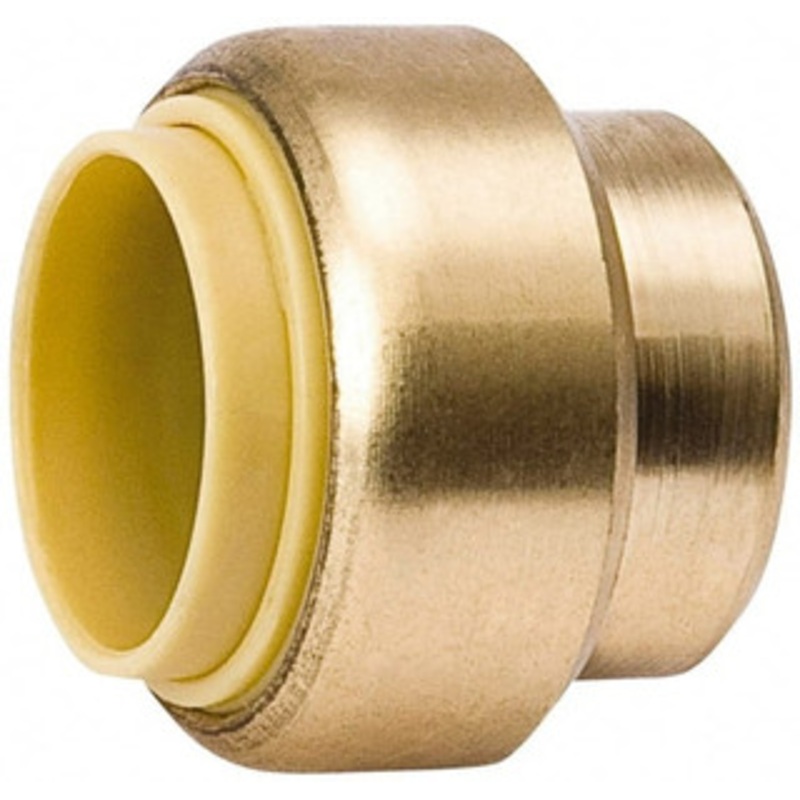 Value Collection 1 Outside Diam, Brass Push-to-Connect Tube End Stop 200 Max psi, Tube Connection, EPDM O-Ring 6633-005 – 70769799
