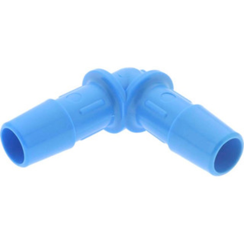Made in USA 3/8 Barb, HDPE Single Barbed Tube Elbow Male, Blue L0-6AGHDPE – 41008897