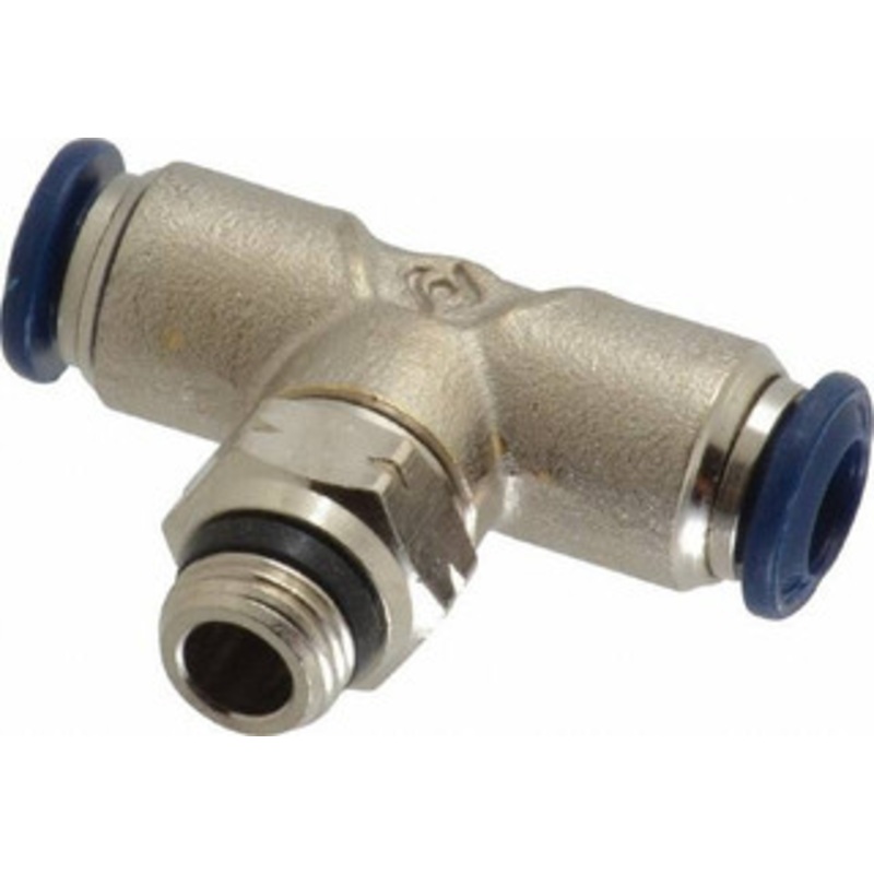 Value Collection 1/4 Outside Diam, 1/8 Universal, Nickel Plated Brass Push-to-Connect Tube Male Swivel Branch Tee 250 Max psi, Tube to Universal Thread Connection, Buna O-Ring 2555714865PRO – 89911473