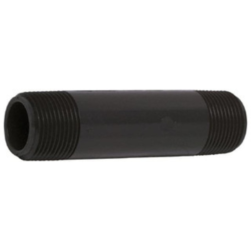Value Collection 1-1/4 Pipe, 3-1/2 Long PVC Threaded Plastic Pipe Nipple Schedule 80, Gray 885-035 – 37004793