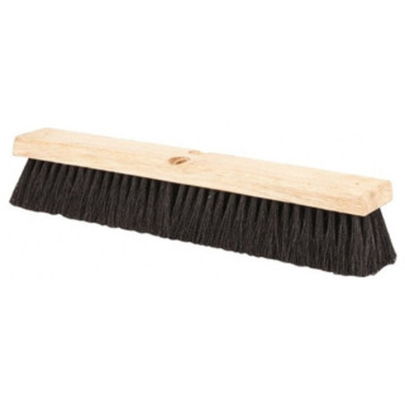 PRO-SOURCE Natural Fiber Indoor Broom, 18 Wide Head – 62-603-6