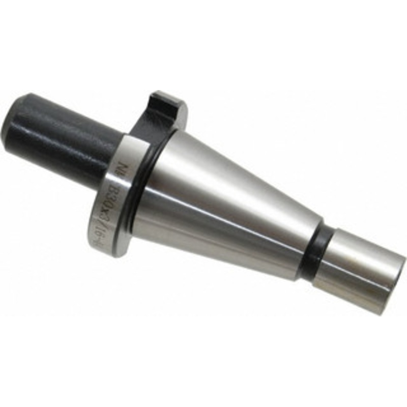 Interstate – 3/16 Inch Hole Diameter, 1/2-13 Drawbar Thread, NMTB30 Taper Shank End Mill Holder   – 69-284-8